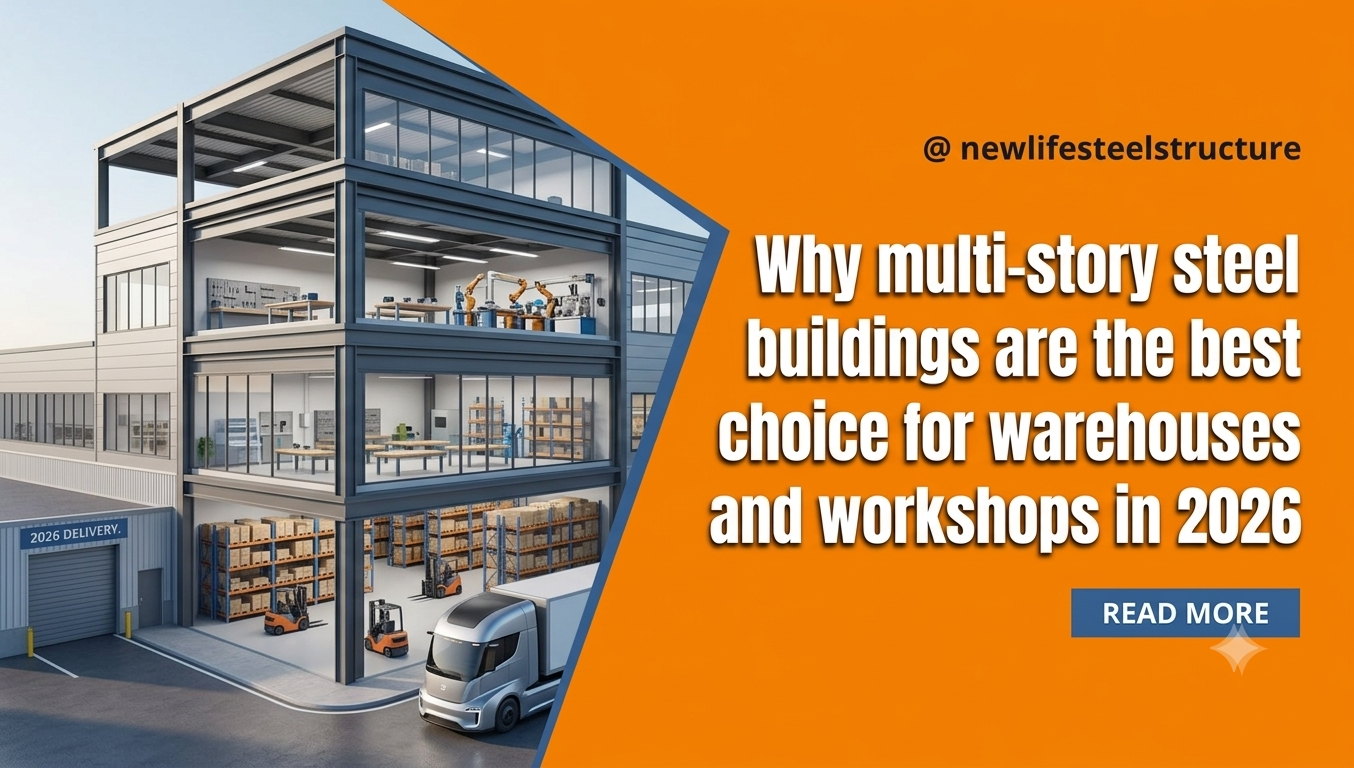 WHY MULTI-STORY STEEL BUILDINGS ARE THE BEST CHOICE FOR WAREHOUSES AND WORKSHOPS IN 2026